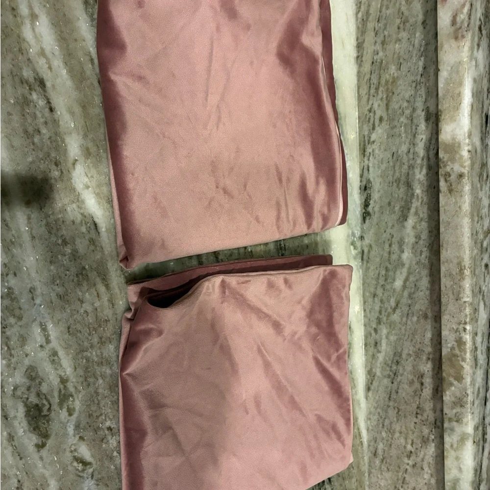 Plush Pink Velvet Pillow Cover